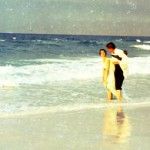 Florida couple on beach